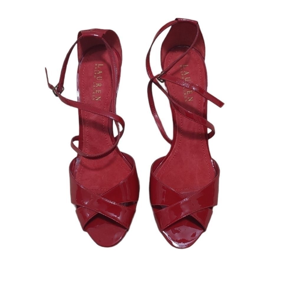 Ralph Lauren Criscross Patent and Suede He…